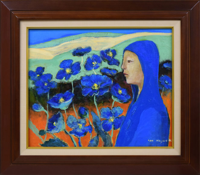 川畑和江「祈り　in　NAGASAKI」油絵・F8号