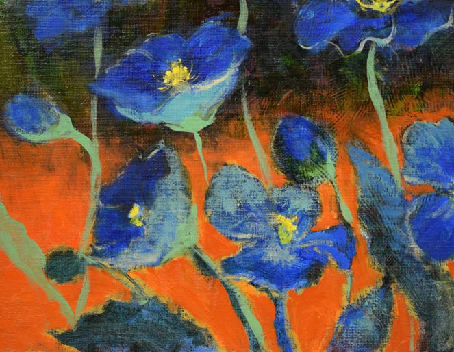 川畑和江「祈り　in　NAGASAKI」油絵・F8号　拡大画像3