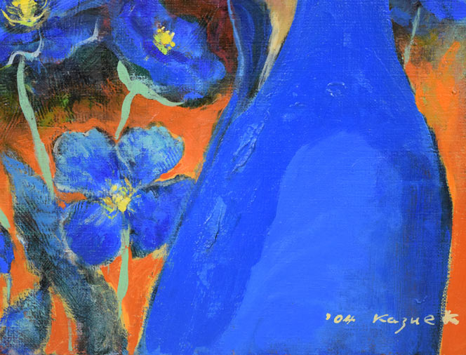 川畑和江「祈り　in　NAGASAKI」油絵・F8号　拡大画像4