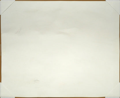 木島務「晩秋（釧路湿原 ）」水彩画　作品裏側画像