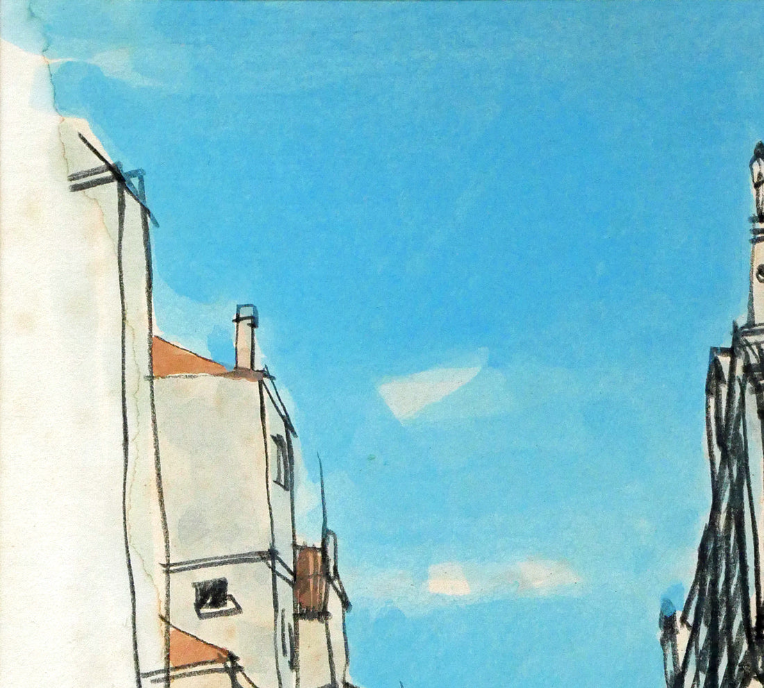 木嶋良治「Venezia（ベニス）」水彩画・色紙　拡大画像1