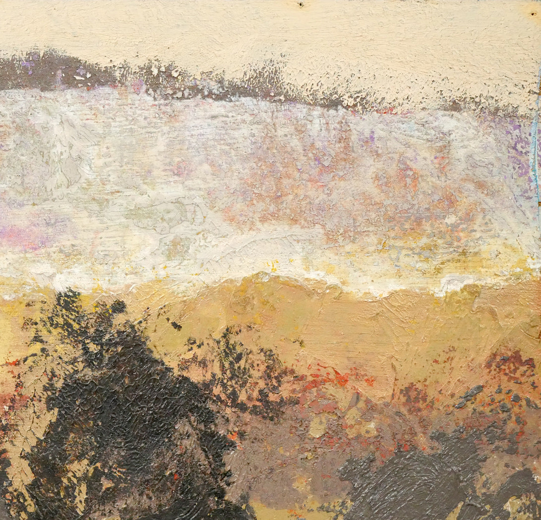 菊地又男「抽象作品」油絵・8号　拡大画像2
