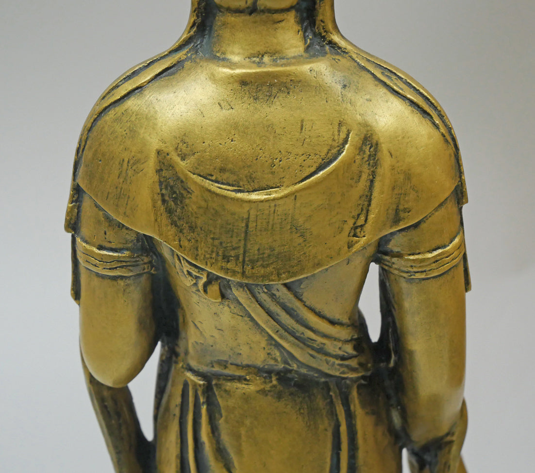 北村西望「聖観世音菩薩」ブロンズ作品・共箱　拡大画像4