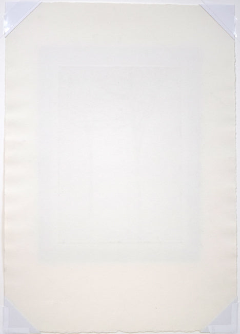 駒井哲郎「二樹」エッチング（銅版画）　作品裏側画像
