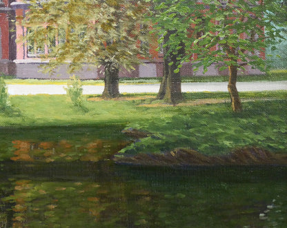 近藤博史「道庁」油絵・F8号　拡大画像4