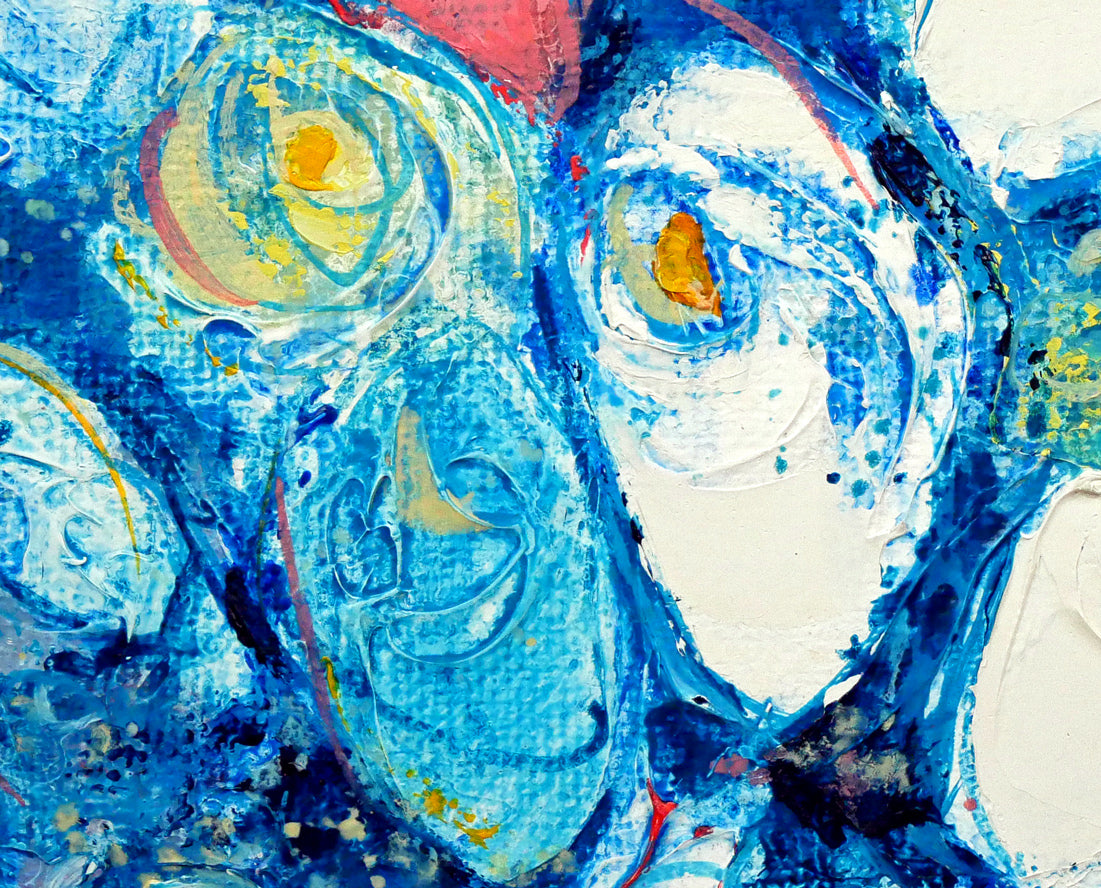 香西富士夫「はな」油絵・F6号　拡大画像4