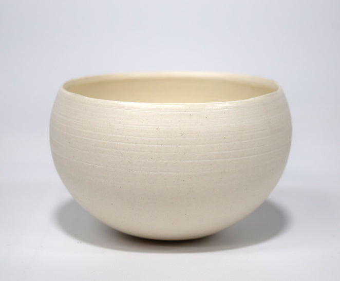 黒田泰蔵「白磁碗」共箱　全体画像1