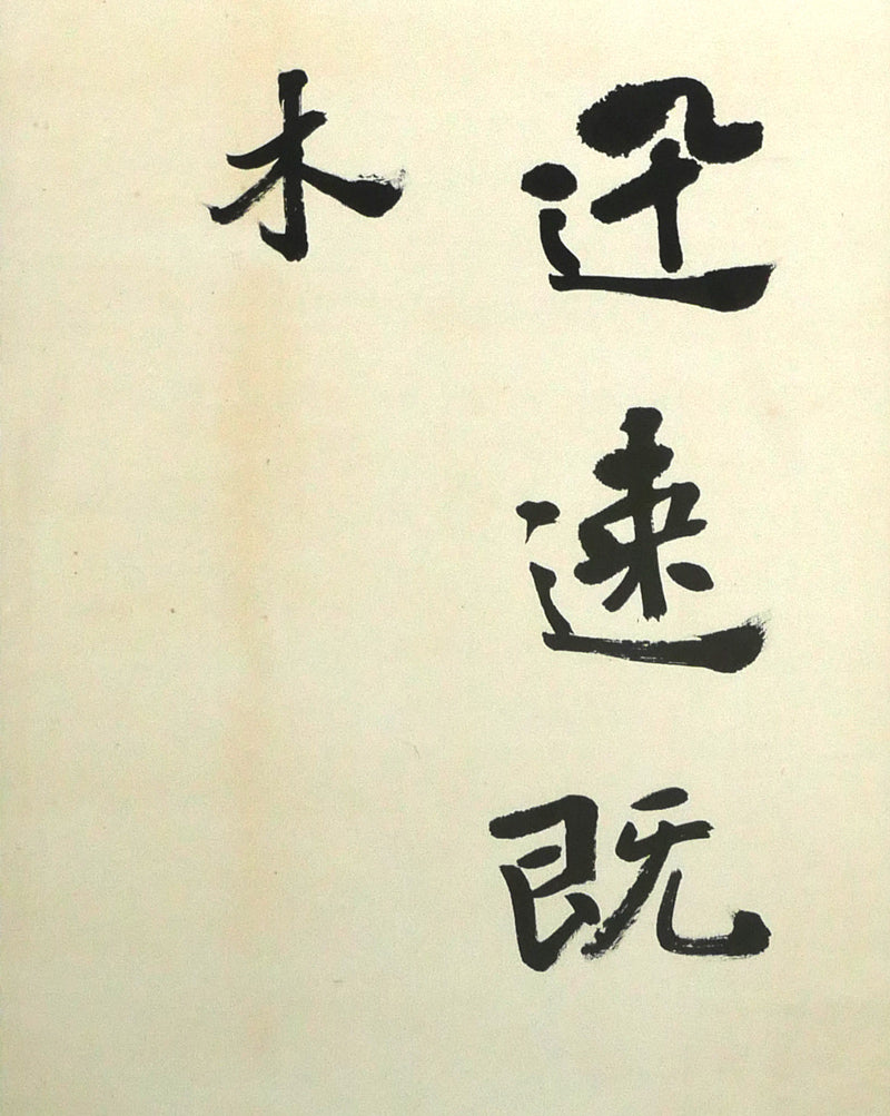 桑原　翠邦（別号：魚目）「運謝星馳　時流迅速　既彫桐枝　復摧良木（張黒女墓誌）」肉筆書額装　拡大画像3