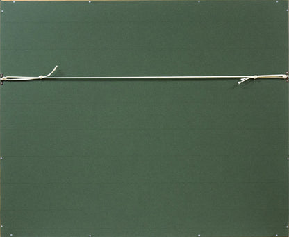 キャロル　コレット （Carol　COLLETTE）「White　Fence」銅版画に手彩色　額縁裏側画像
