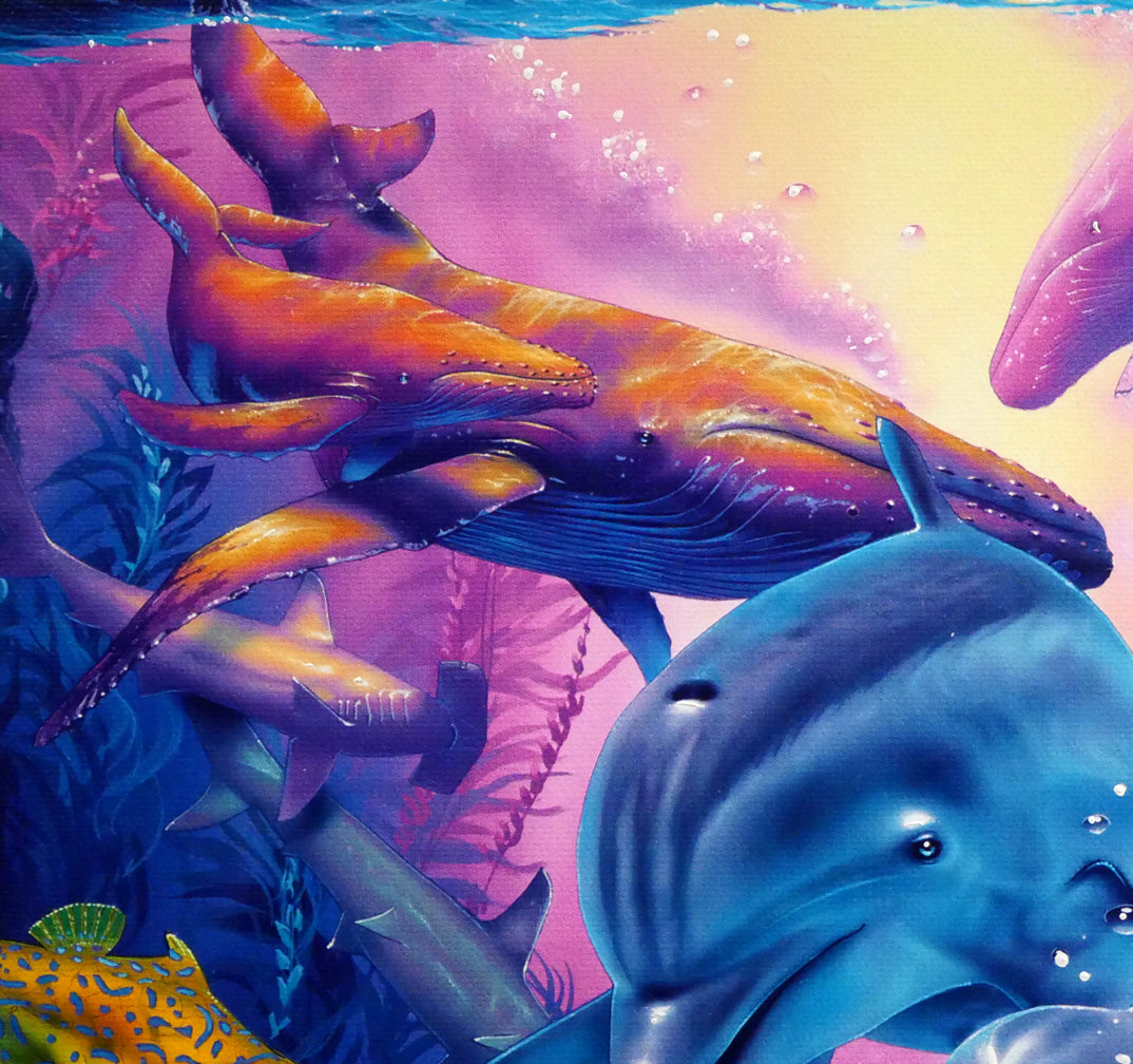 クリスチャン　ラッセン（Christian　Lassen）「ベイウォッチ　C/E　REM」キャンバスエディション　拡大画像5