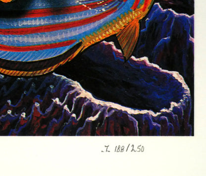 クリスチャン　ラッセン（Christian　Lassen）「サンクチュアリ」シルクスクリーン版画　限定番号（ed,188/250）