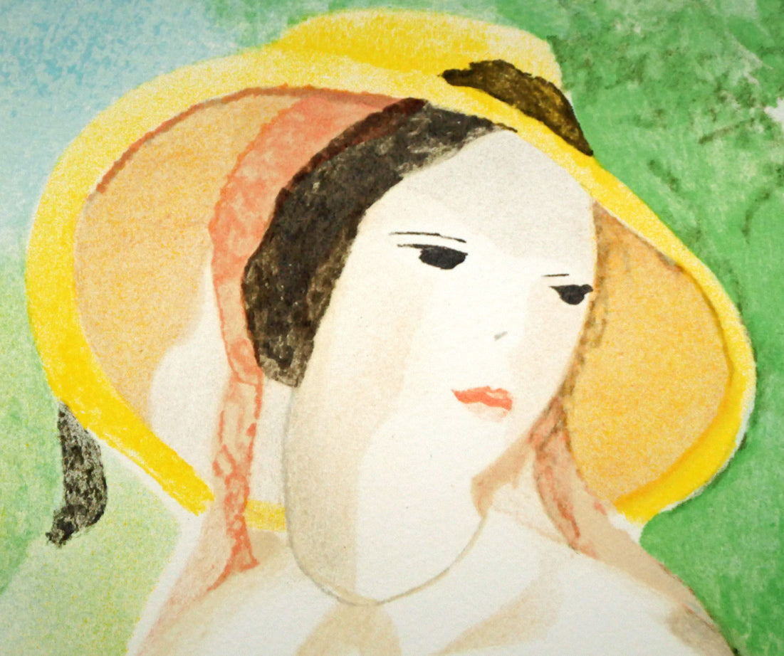 マリー　ローランサン（Marie　Laurencin）「椿姫・9」リトグラフ　拡大画像3