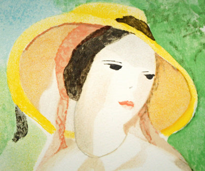 マリー　ローランサン（Marie　Laurencin）「椿姫・9」リトグラフ　拡大画像3