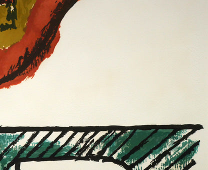 ル　コルビュジエ（Le　Corbusier）「開いた手（La　Main　ouverte）」リトグラフ　拡大画像4