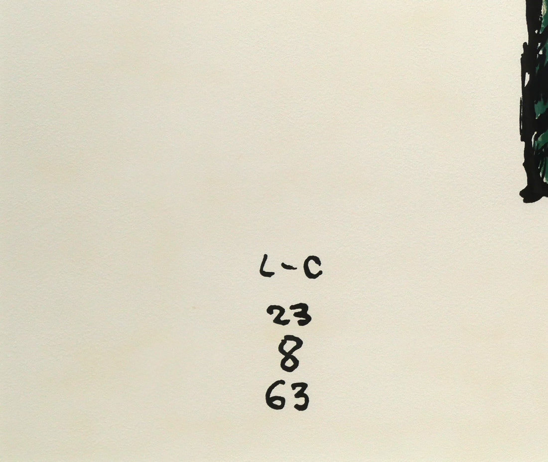 ル　コルビュジエ（Le　Corbusier）「開いた手（La　Main　ouverte）」リトグラフ　拡大画像5
