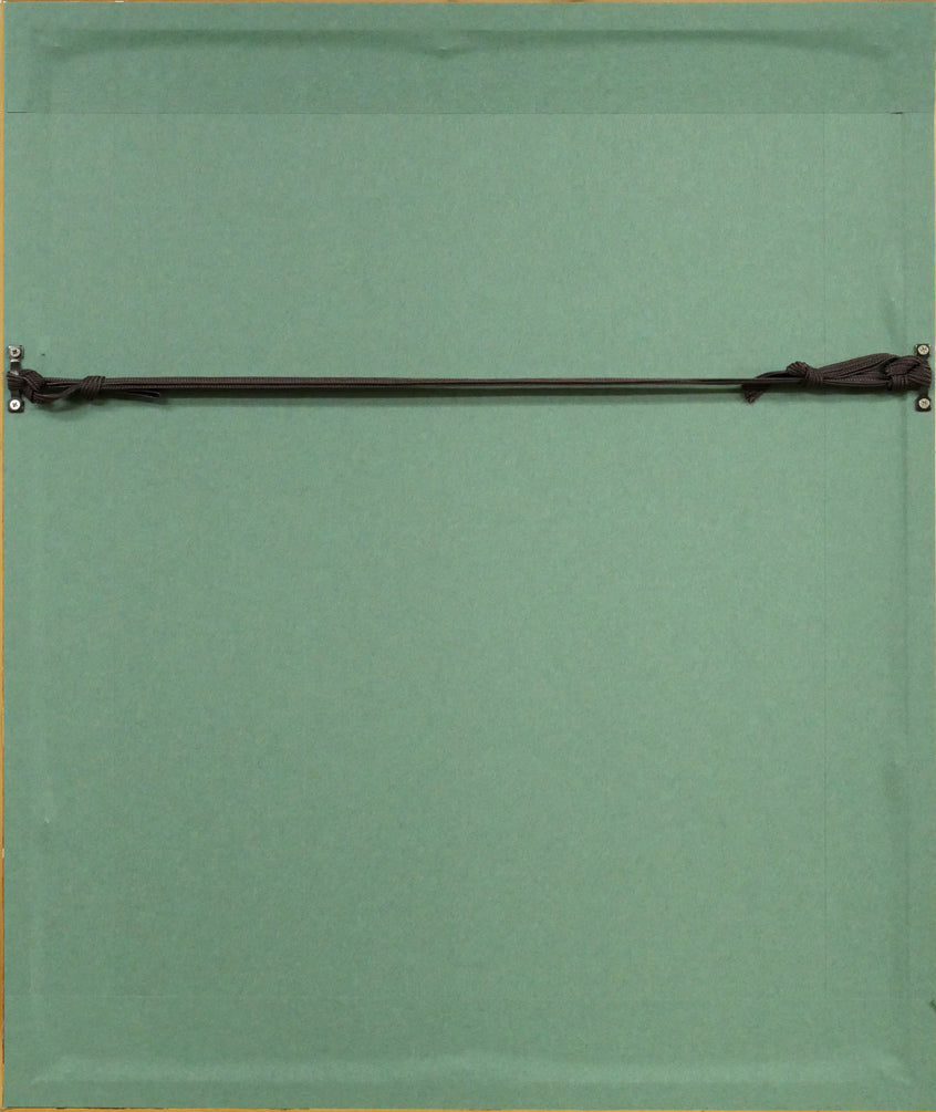 レスリー　セイヤー（Leslie　SAYOUR）「ブルーリボンベイス」シルクスクリーン版画　額縁裏側画像