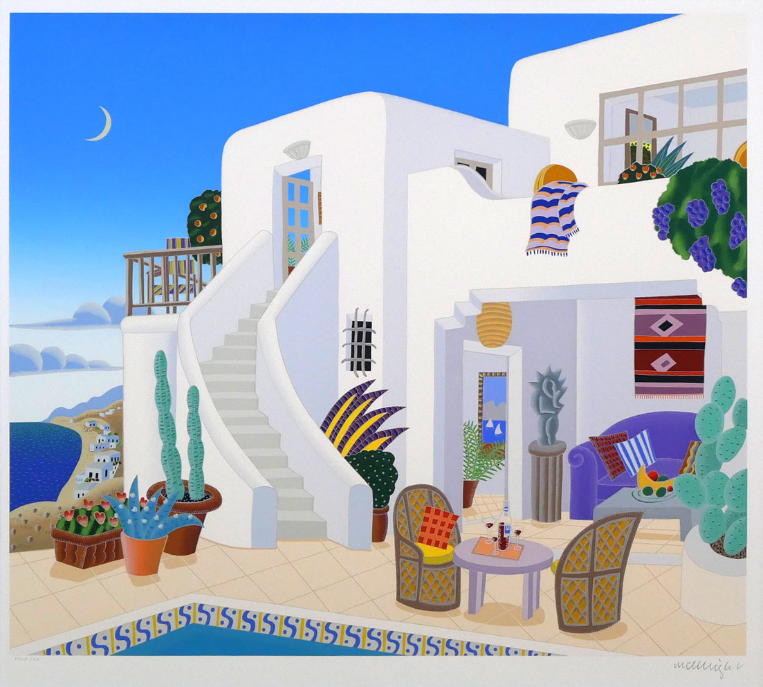 トーマス・マックナイト「マリブ（MALIBU）」シルクスクリーン版画　作品全体拡大画像