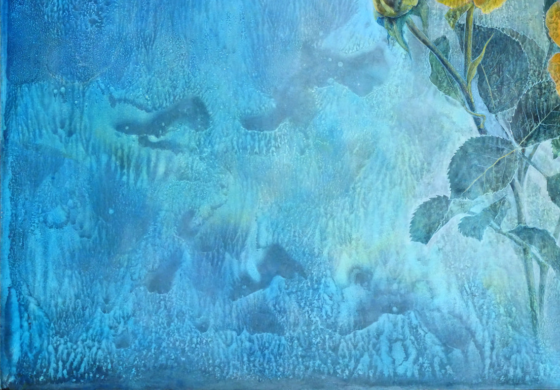 前原秀雄「鮮やかな記憶」テンペラ画・M15号　拡大画像3