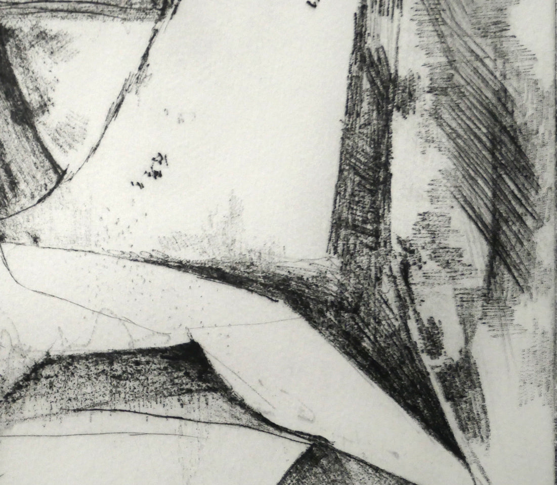 マリノ　マリーニ（Marino　MARINI）「Tamburlano」ドライポイント　拡大画像4
