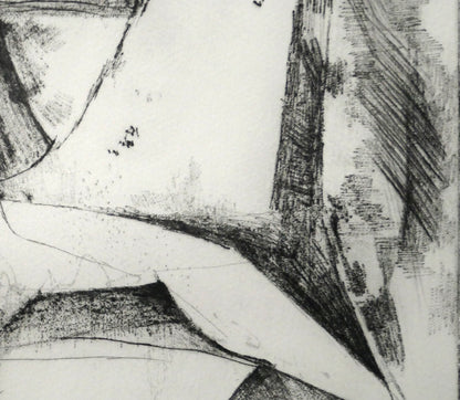 マリノ　マリーニ（Marino　MARINI）「Tamburlano」ドライポイント　拡大画像4