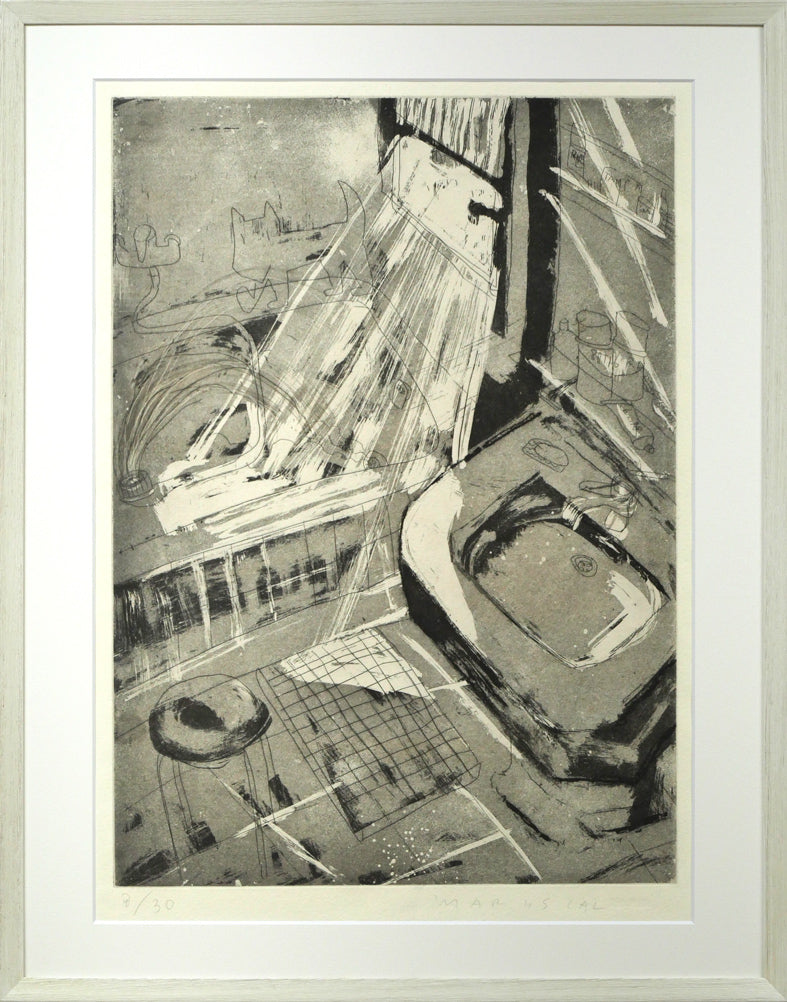 松島正幸「風景画」水彩画