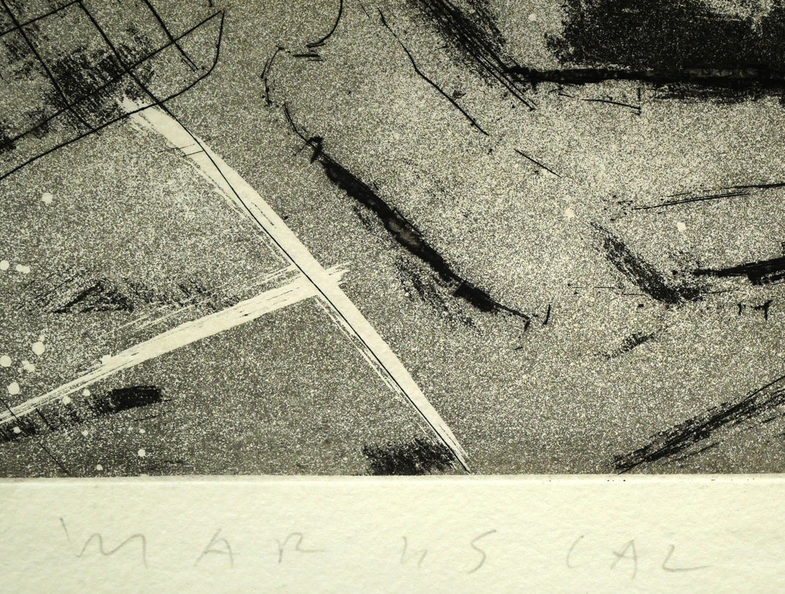 ハビエル　マリスカル（JAVIER　MARISCAL）「洗面台」エッチング（銅版画）　本人直筆鉛筆サイン