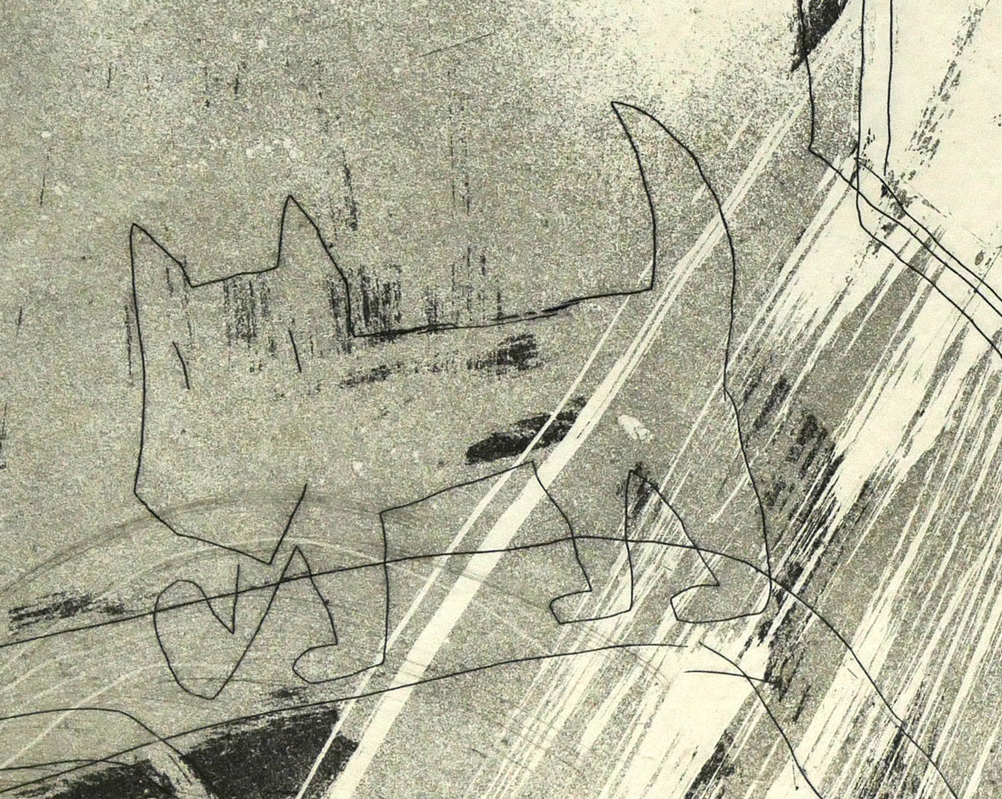ハビエル　マリスカル（JAVIER　MARISCAL）「洗面台」エッチング（銅版画）　拡大画像3