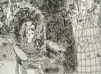 増田誠「エッチング1」銅版画　拡大画像4