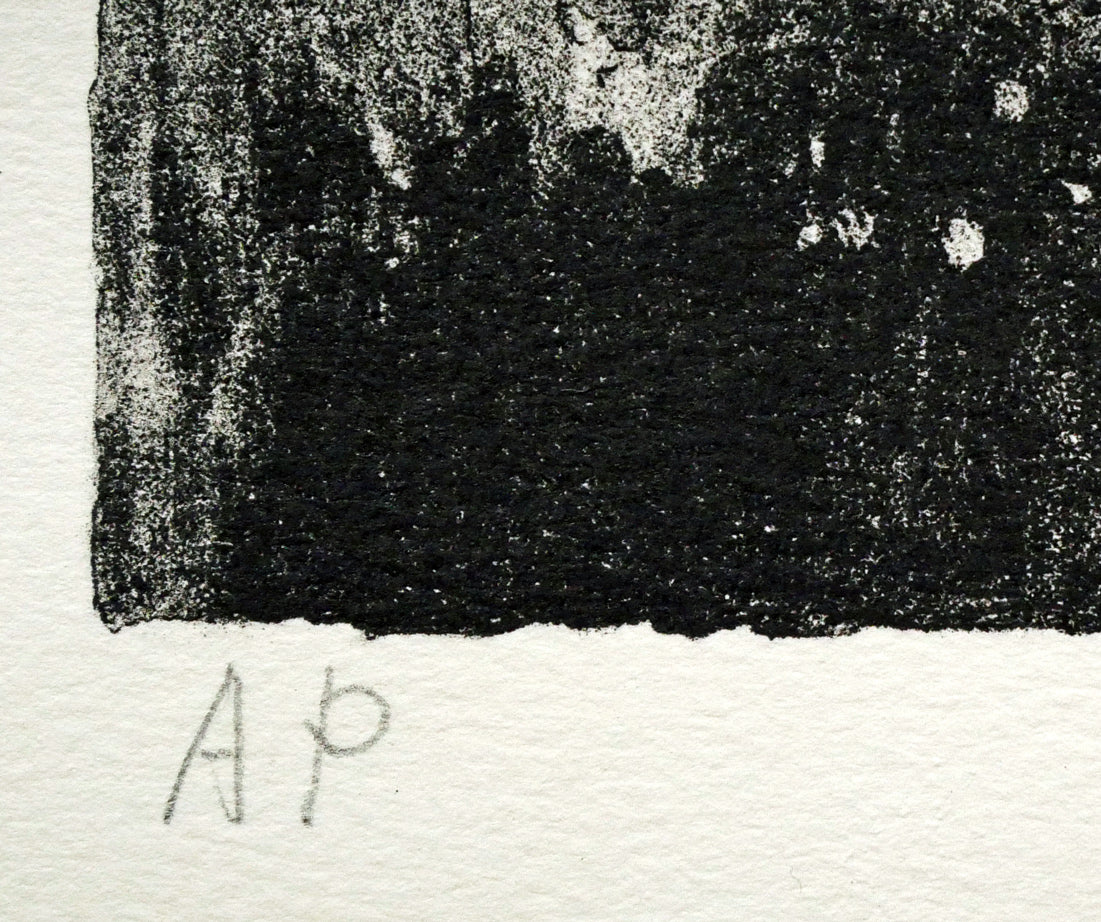 増田誠「ユングフラウ（スイス・アルプス山脈）」リトグラフ　限定番号（ed,AP＝作家保存版）