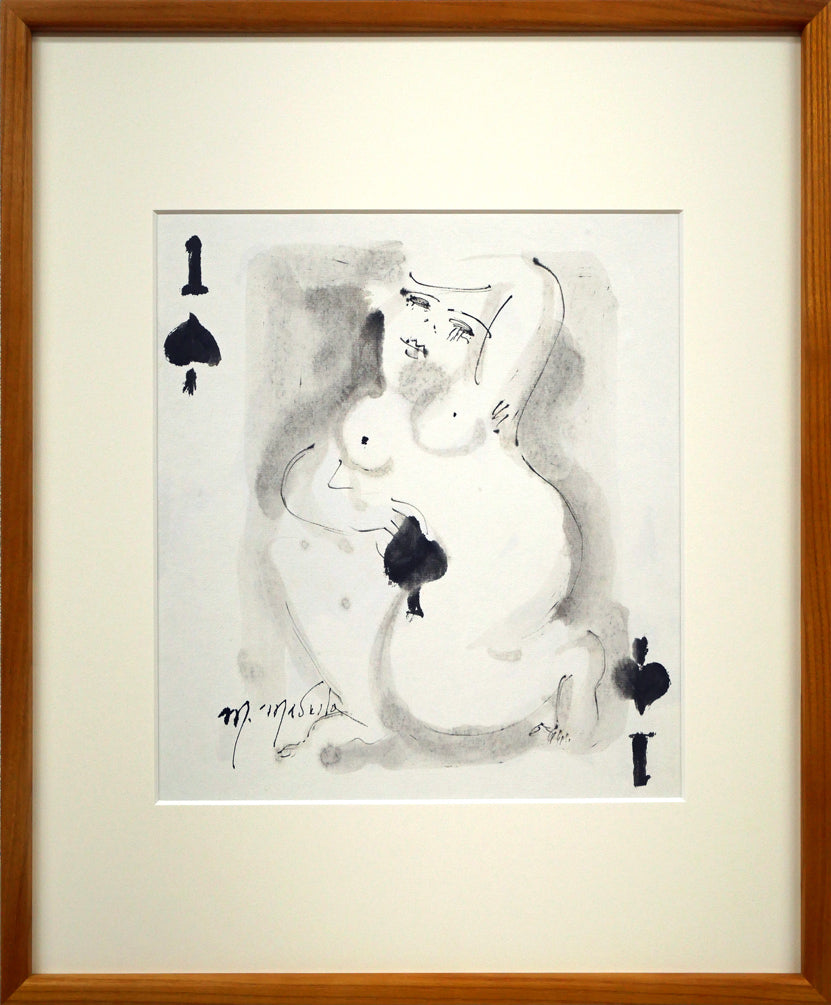 河本正「新樹」日本画・12号 絵画買取・販売の小竹美術