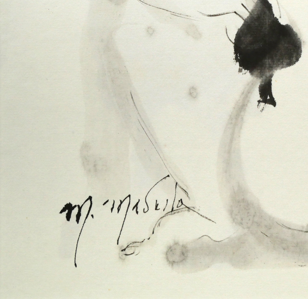 増田誠「スペードのエース」水彩画・色紙　拡大画像3