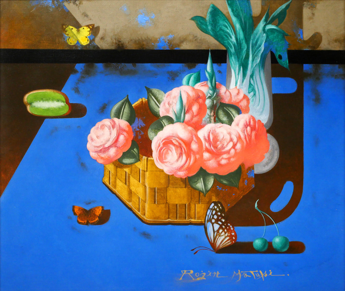 松樹路人「時の色あい」油絵・F10号　作品全体画像
