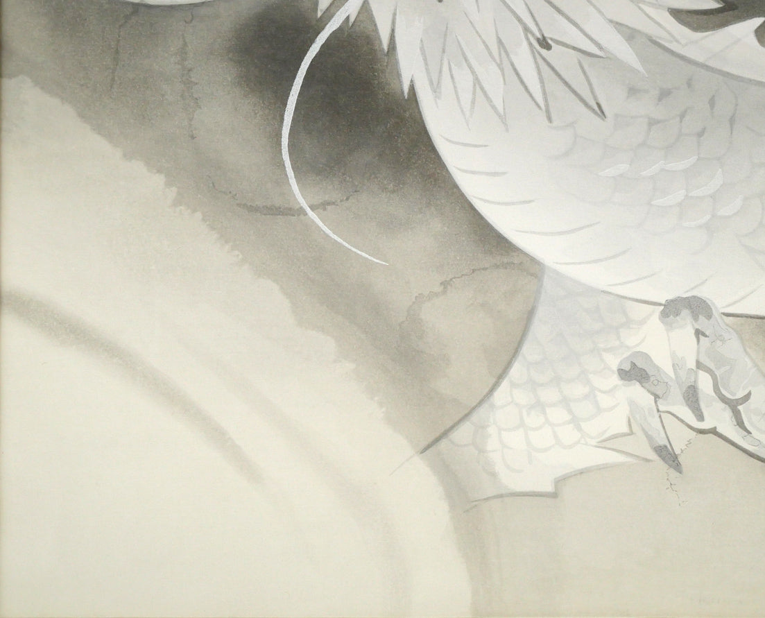 松尾敏男「龍」木版画　拡大画像3