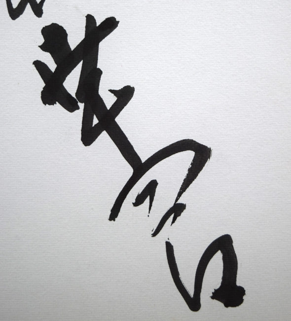 九代目松本幸四郎（元：二代目松本白鸚）直筆サイン色紙　拡大画像2