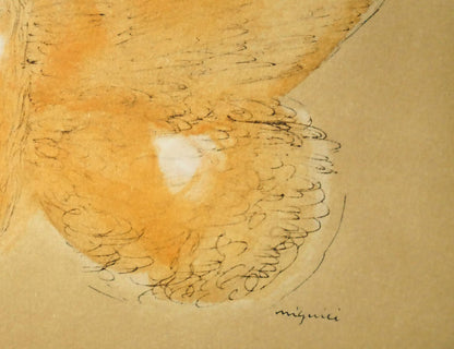 三岸好太郎「蛾」リトグラフ　拡大画像4