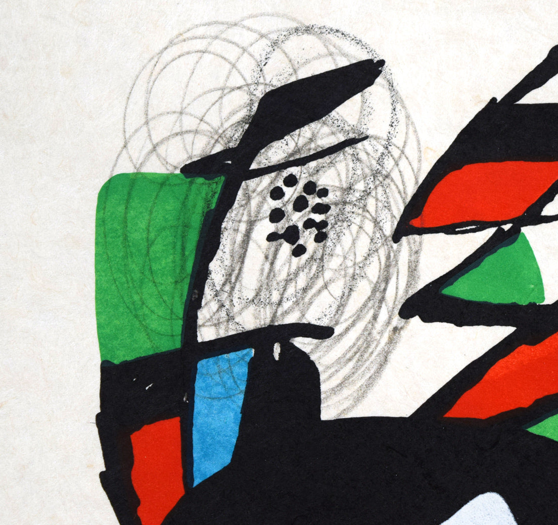 ジョアン　ミロ(Joan　MIRO)『辛辣なメロディー』よりPL.8　拡大画像1