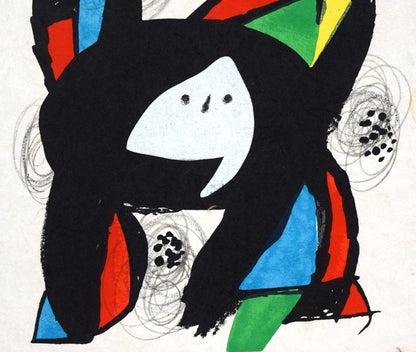 ジョアン　ミロ(Joan　MIRO)『辛辣なメロディー』よりPL.8　拡大画像3