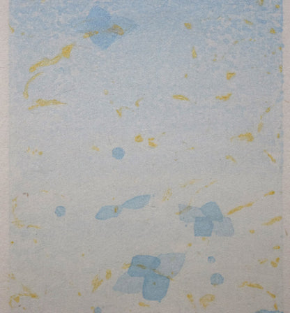 宮山加代子「after　the　rain-3」木版画　拡大画像3