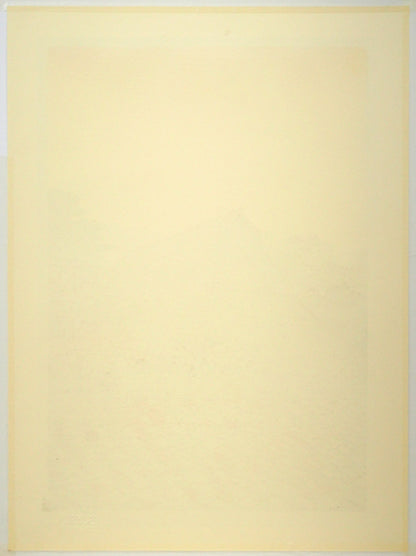 宮本秋風「秋の名残り」木版画　作品シート裏側画像