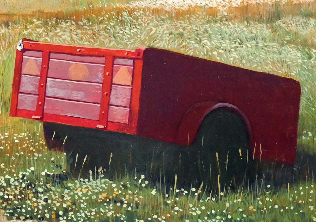 百瀬智宏「ハワースの丘（イギリス）」油絵・M10号　拡大画像6
