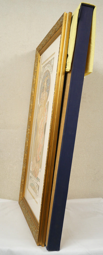 アルフォンス　ミュシャ「インぺリアル（モエ　エ　シャンドン）」リトグラフ　付属品画像