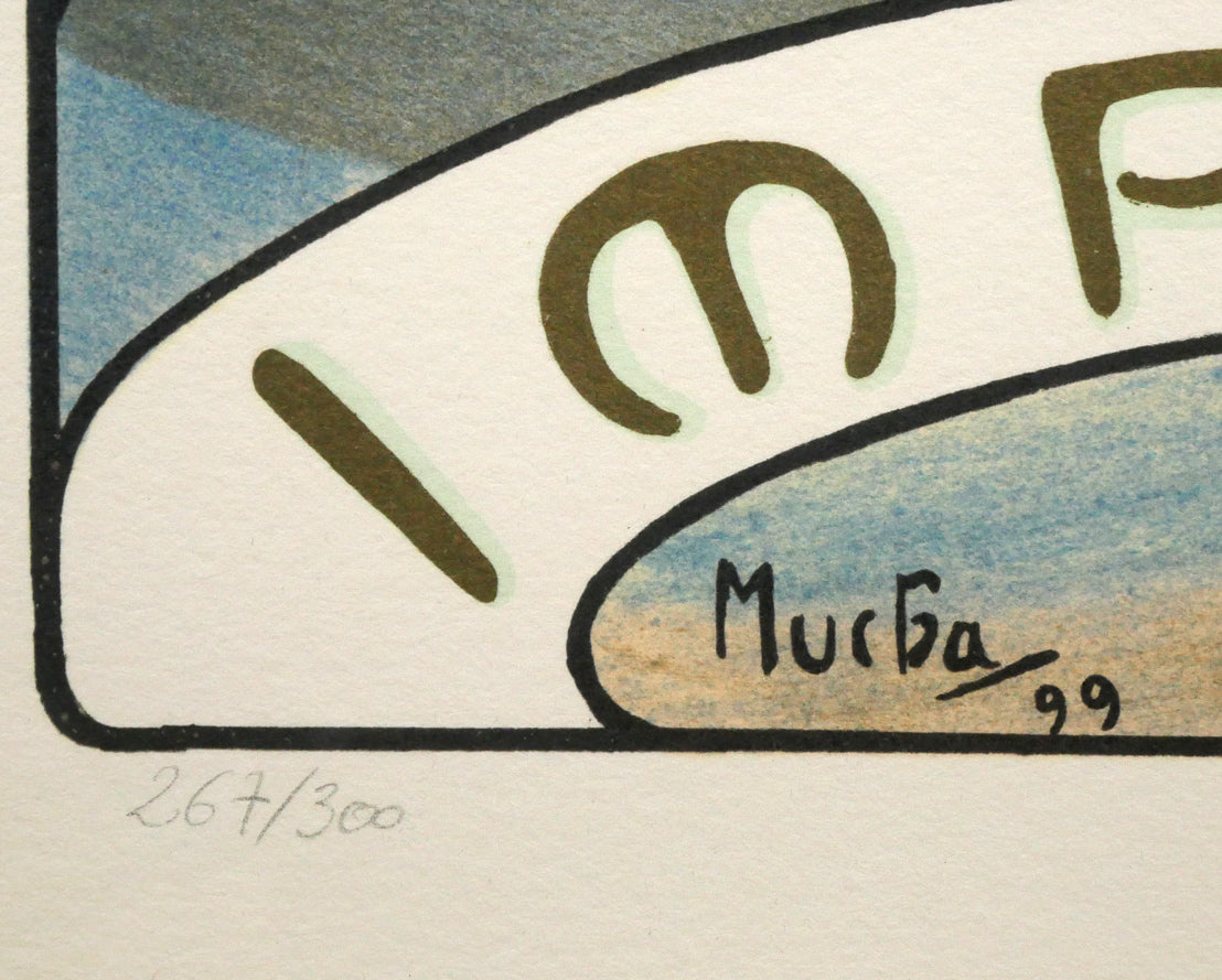 アルフォンス　ミュシャ「インぺリアル（モエ　エ　シャンドン）」リトグラフ　限定番号（ed,267/300）