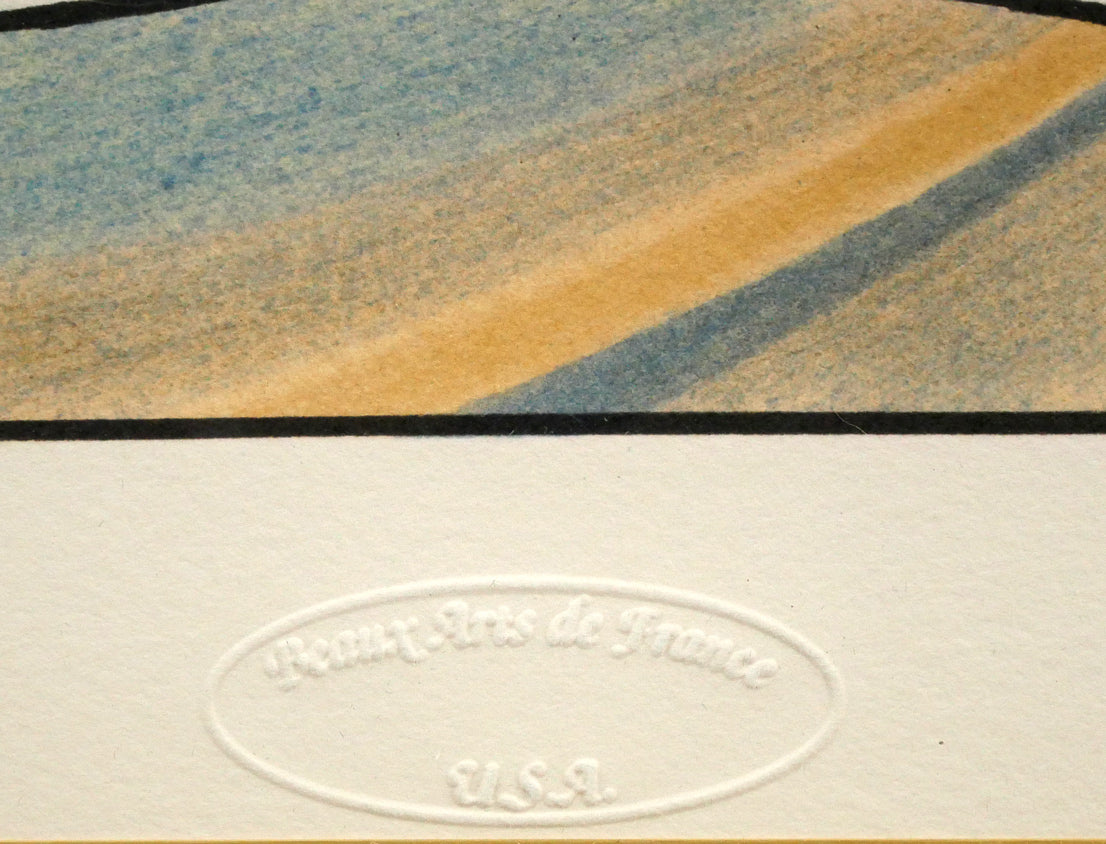 アルフォンス　ミュシャ「インぺリアル（モエ　エ　シャンドン）」リトグラフ　エンボス画像