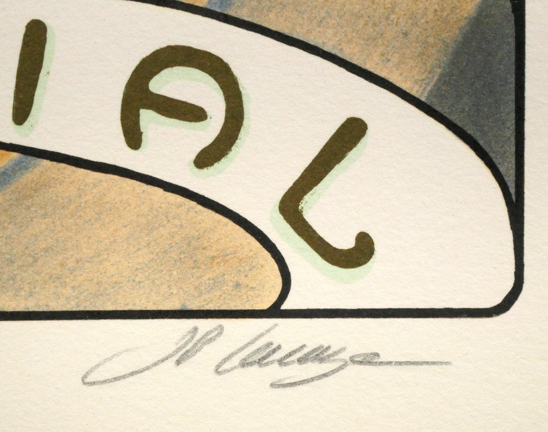 アルフォンス　ミュシャ「インぺリアル（モエ　エ　シャンドン）」リトグラフ　摺り師サイン