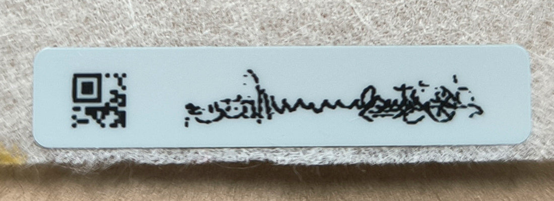 棟方志功「弘前城の柵」板画　裏側拡大画像2