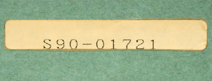 武者小路実篤「長壽萬歳（美愛眞・千両図）」木版画　額裏シール拡大画像2（「一枚の繪」管理番号シール）