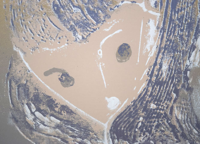 永瀬義郎「淡雪（版画集「浪漫」より）」ナガセプリント.73　拡大画像3