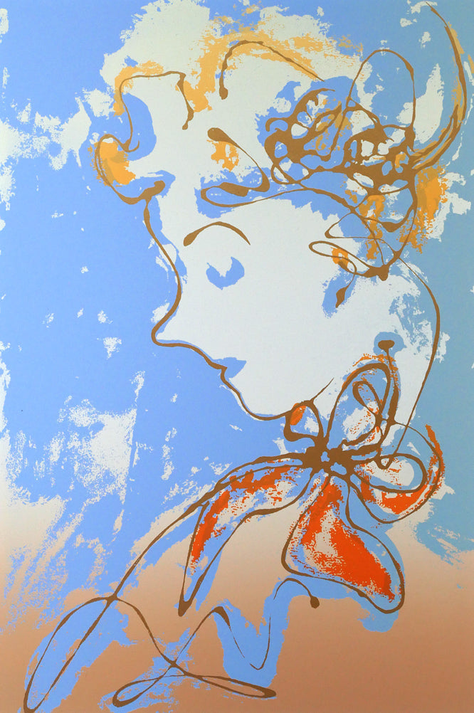 永瀬義郎 版画 69/200 青と金 永瀬義郎 版画 69/200 青と金 - メルカリ