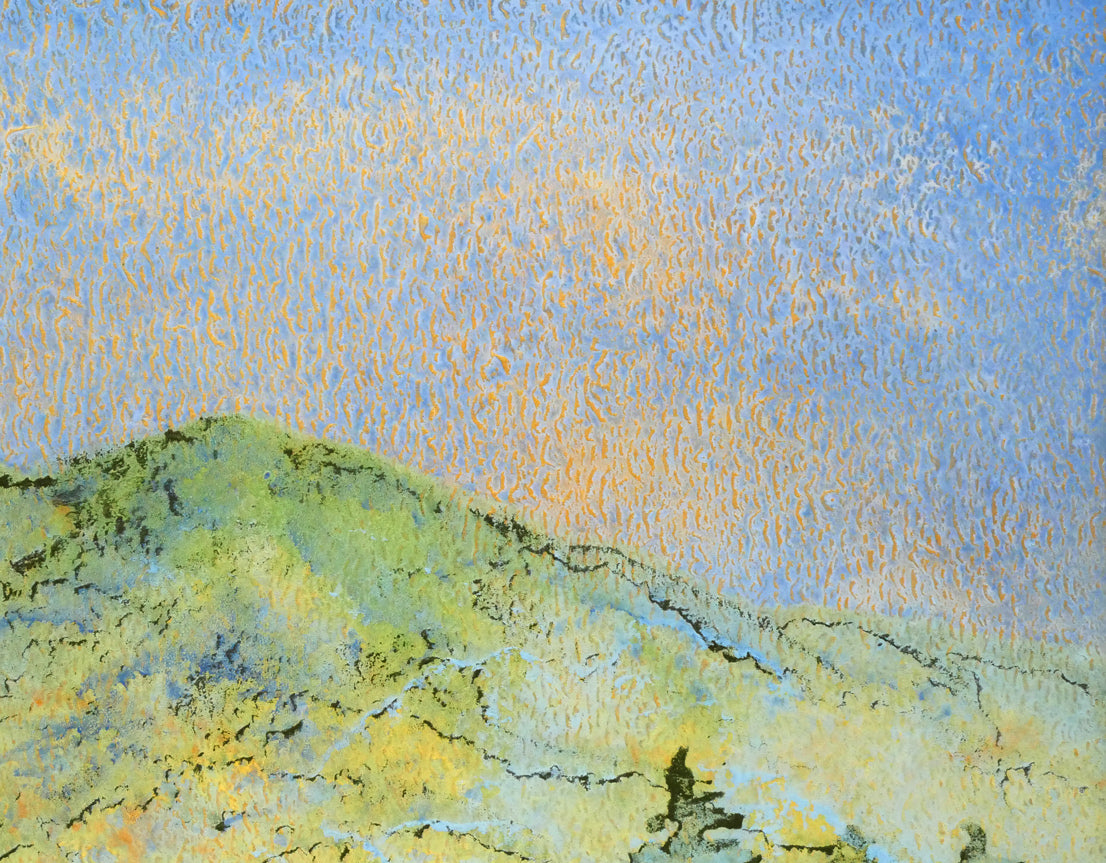 中嶌虎威「山はしぐれて（八甲田山）」日本画・F6号　拡大画像2