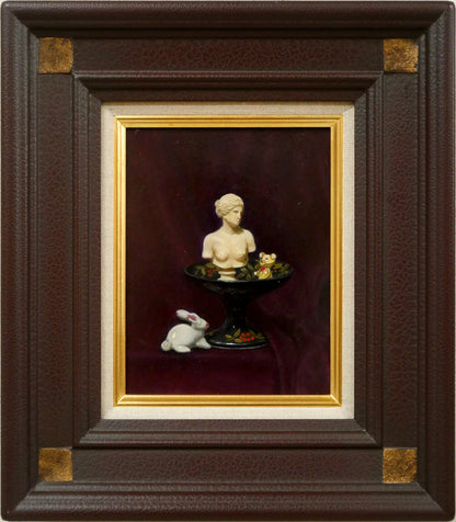 中村圭吾「cast　painting」油絵・F0号